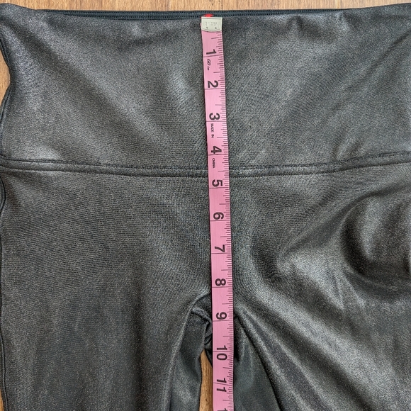 Spanx Faux Leather Black Leggings Size M - Picture 16 of 16